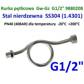 9880208 rurka G1/2 40BAR